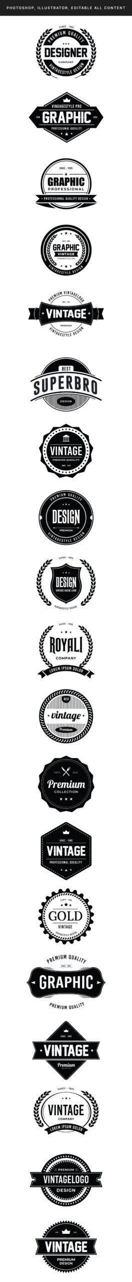 0473f2d3c3b92473d0b386fb4c9f13b9-scaled-1.jpg Vintage Badge Logo Design Collection