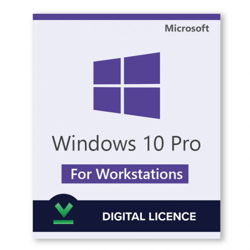 Windows 10 Pro for Workstations Transferable - Digital Licence