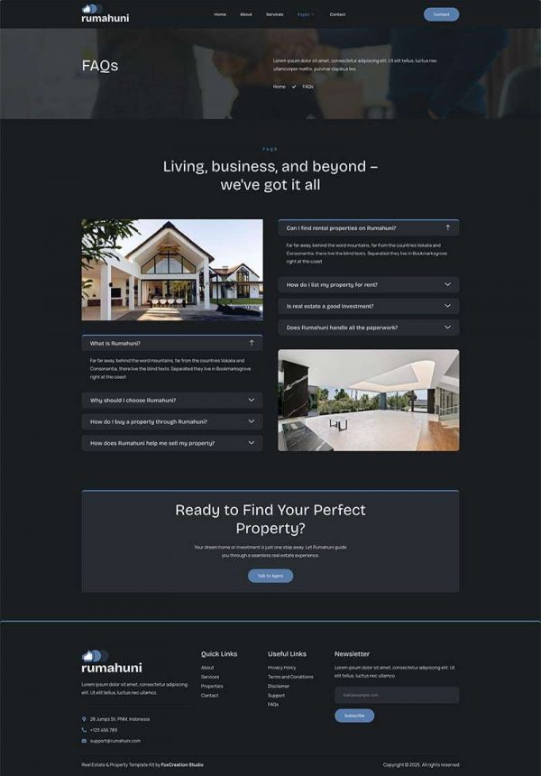 FAQs.jpg Rumahuni - Real Estate & Property Elementor