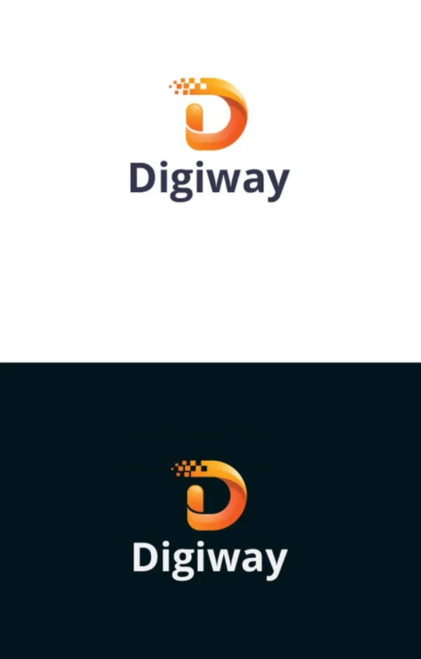 Creative Abstract Letter D Logo Template