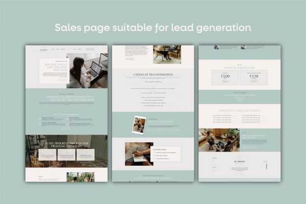 Life Coach Elementor Template Kit