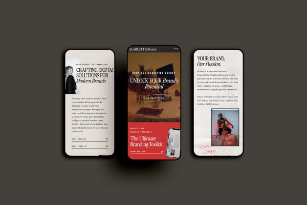 Scarlett Website Template